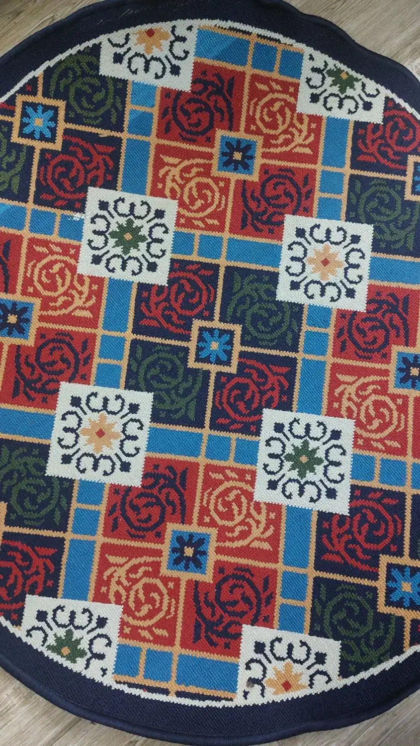 دو عدد فرش گرد فوری و ارزان|فرش|کرج, مطهری|دیوار