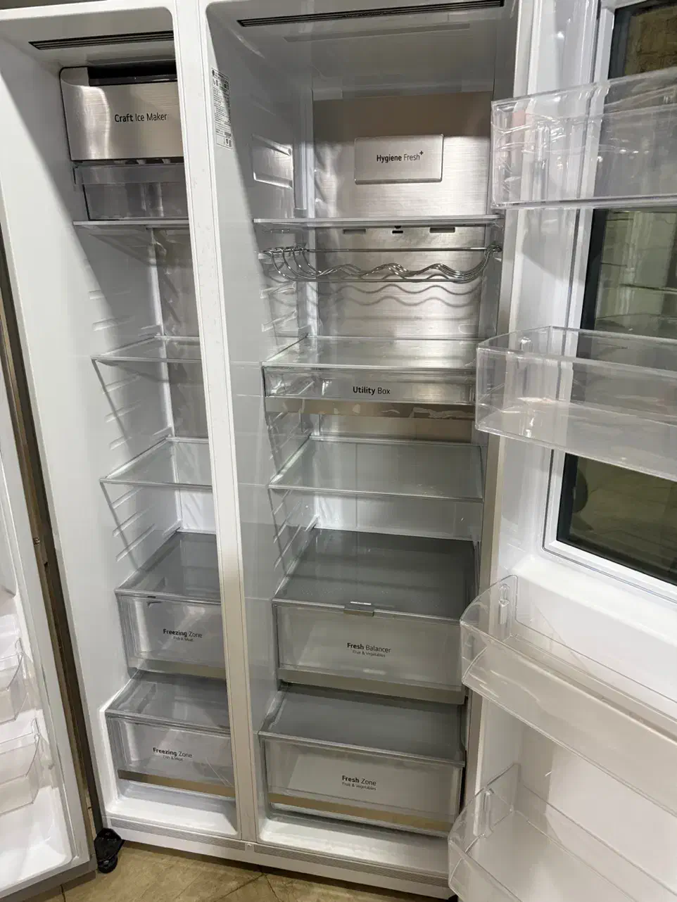 یخچال فریزر ساید بای ساید آکبند نمایشگاهی LG|یخچال و فریزر|تهران, شهرک شریعتی|دیوار