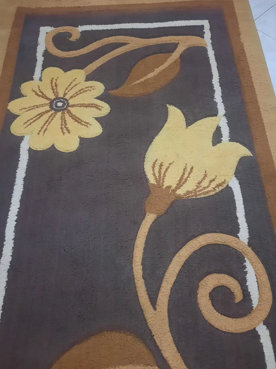 گلیم فرش چهار متری در حدنونو فقط ۱۳۵۰ شسته|فرش|تهران, سجاد|دیوار