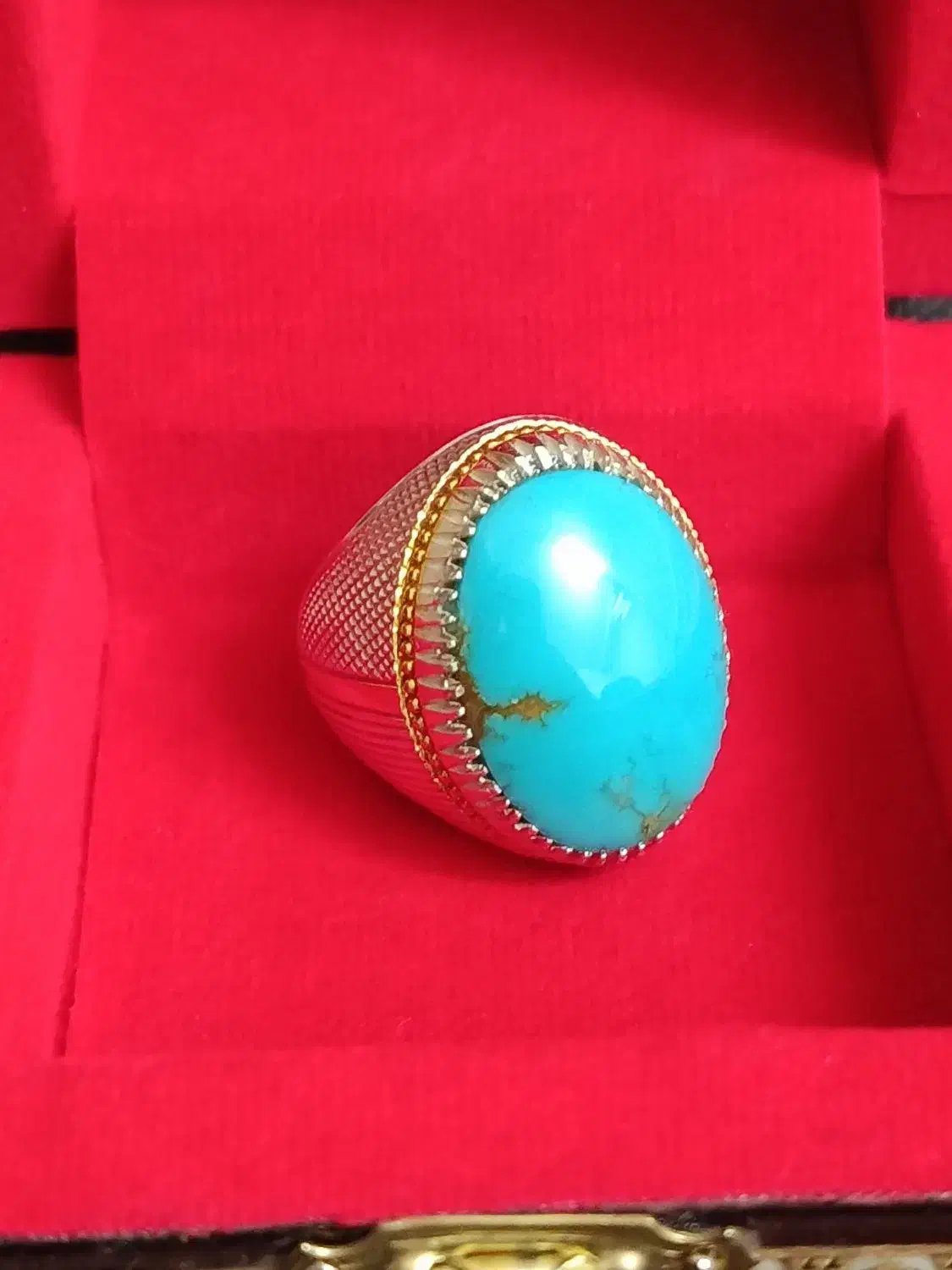 انگشتر فیروزه اصل نیشابور|جواهرات|شیراز, عادل آباد|دیوار