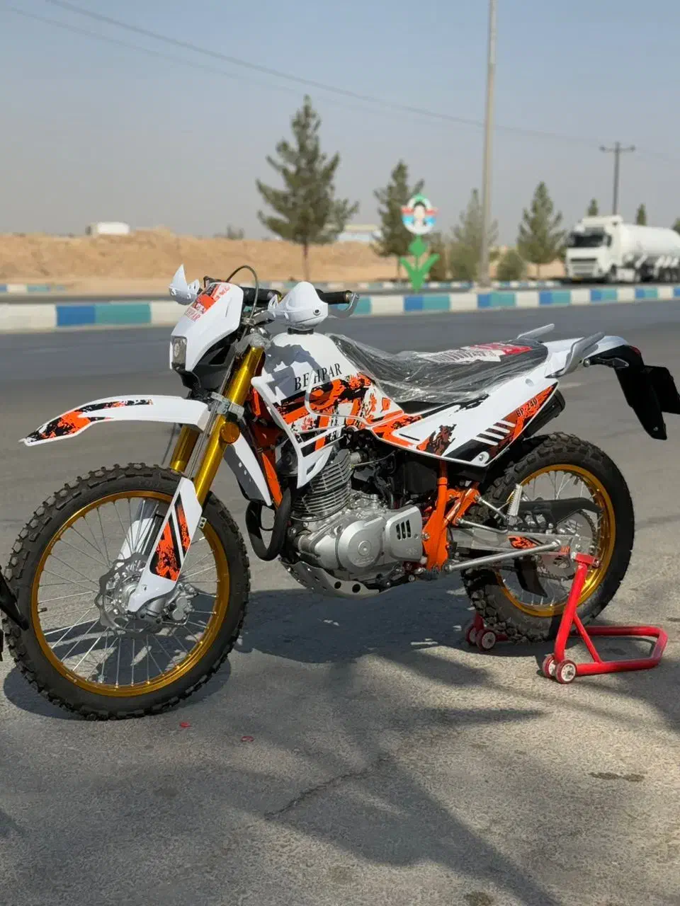 تریل بهپر انجین سوزوکی|موتورسیکلت|رشت, حافظ آباد|دیوار