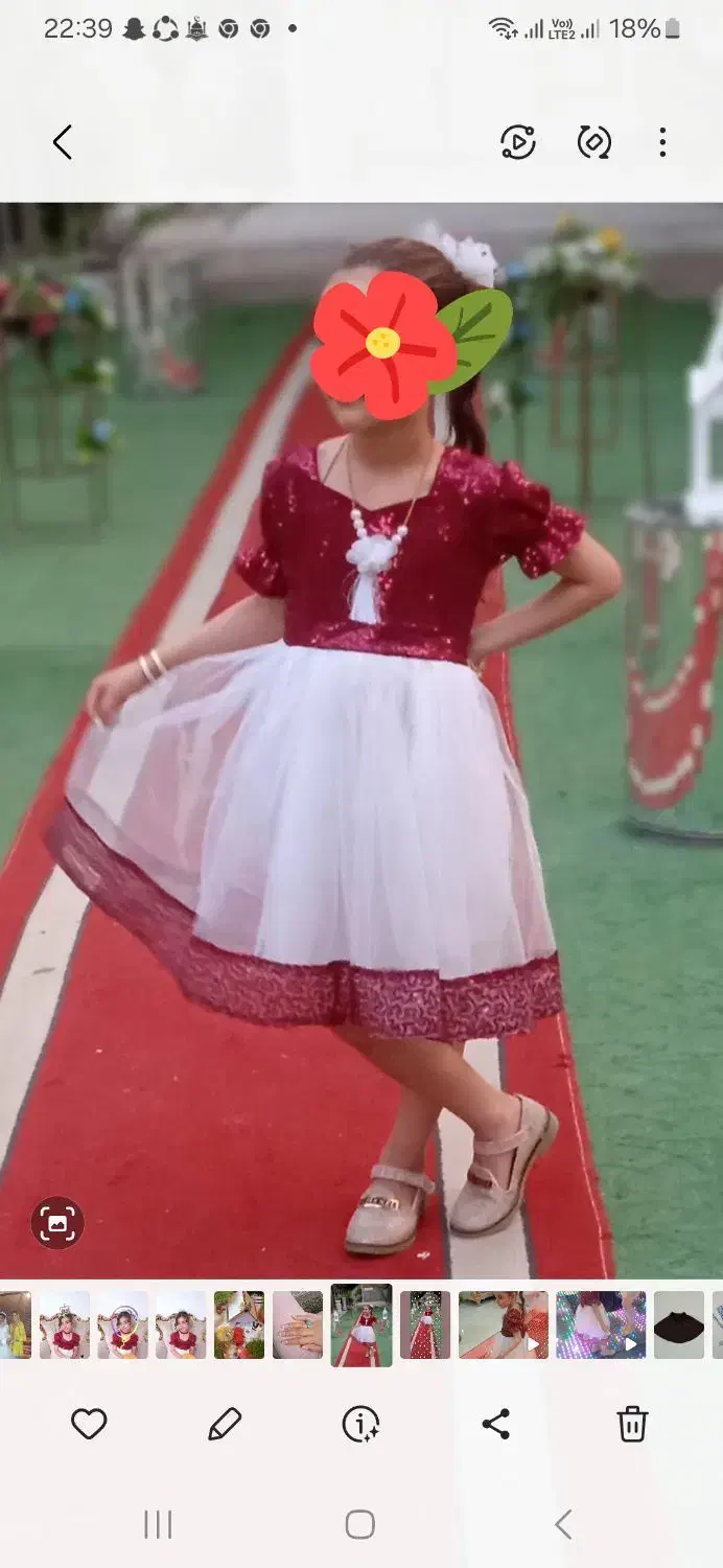 پیراهن دخترانه|کفش و لباس بچه|کرج, شهرک پردیسان|دیوار