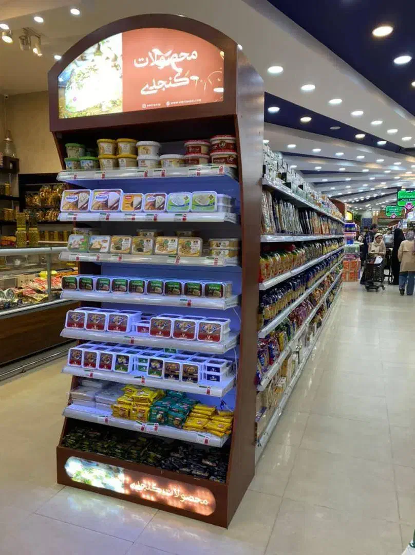 قفسه لیبل دار و میز هایپری|فروشگاه و مغازه|کرمانشاه, |دیوار