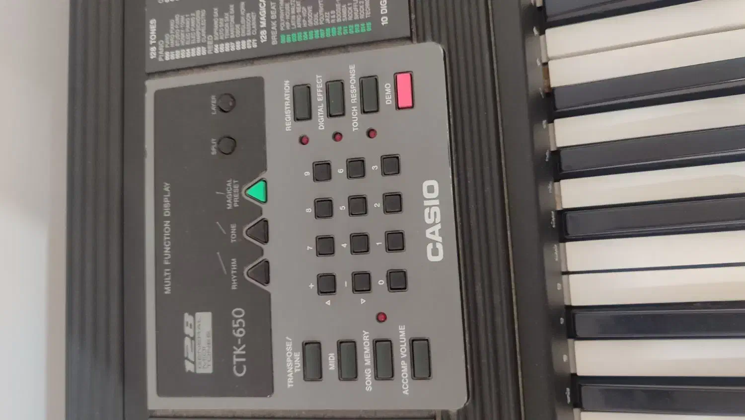 کیبورد کاسیو|پیانو، کیبورد، آکاردئون|مرودشت, ابوذر شمالی|دیوار