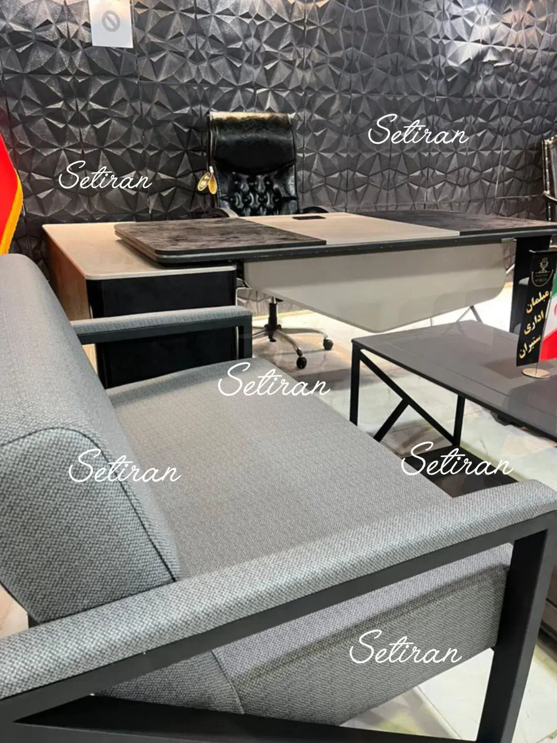 مبلمان اداری نیم ست با طراحی مدرن|دفتر کار|چهاردانگه (تهران), |دیوار