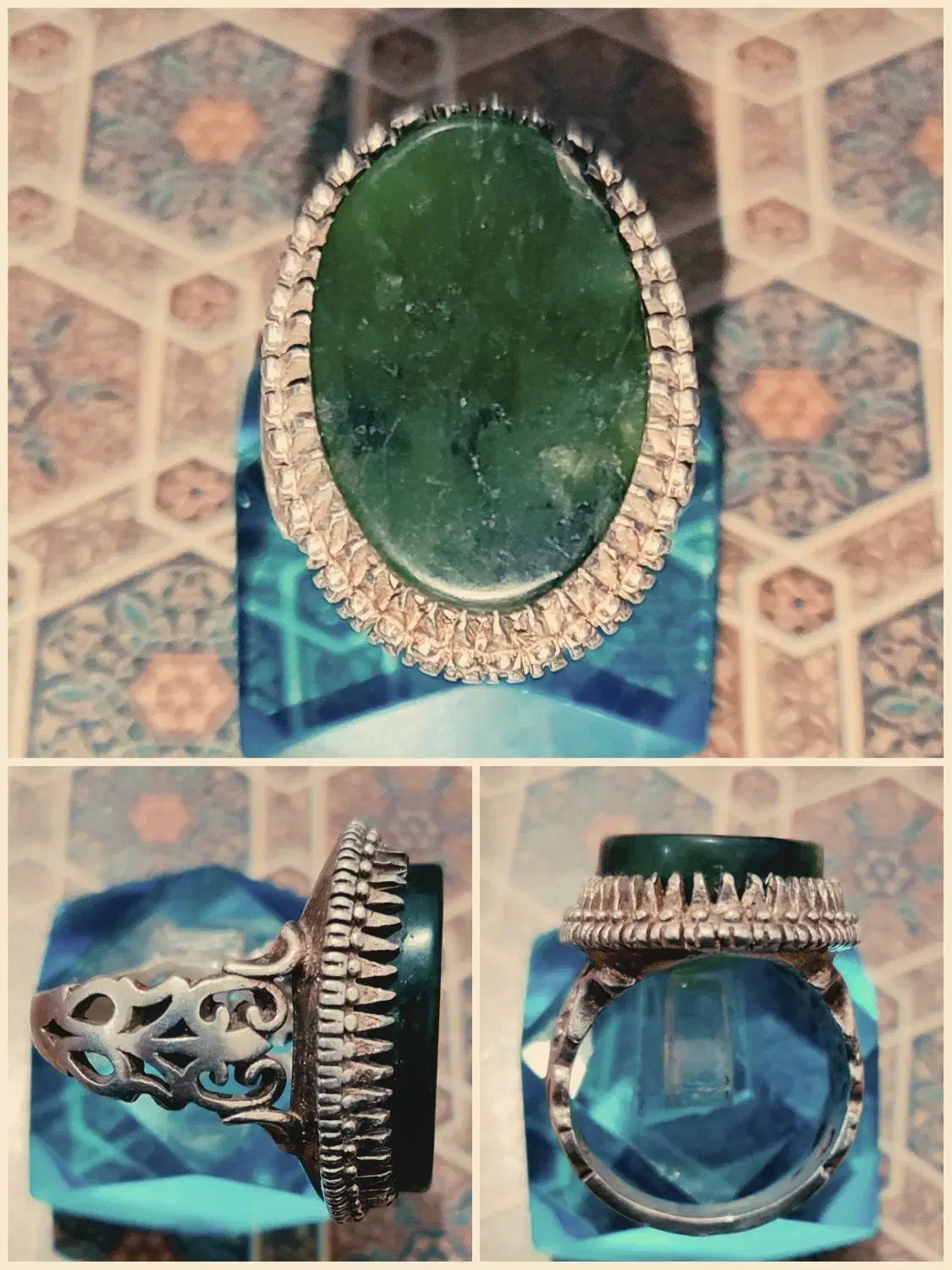 انگشتر نقره دست ساز|کلکسیون اشیاء عتیقه|رامهرمز, |دیوار