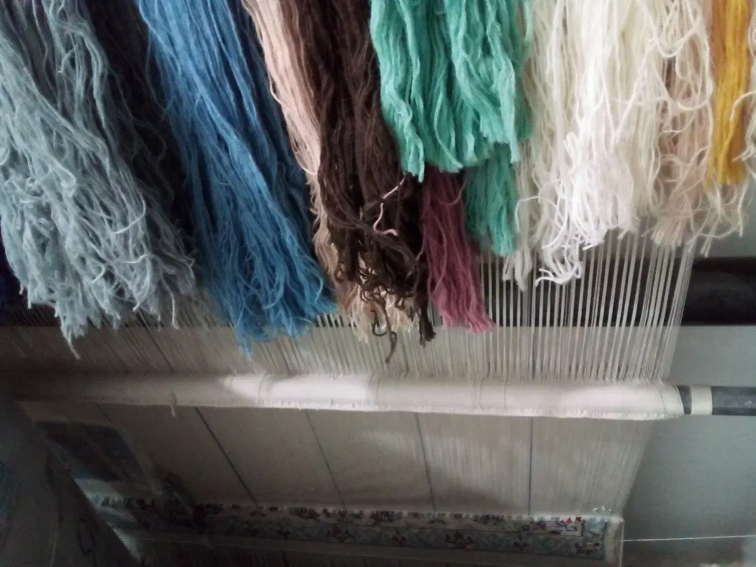 دارقالی نائینی با کلیه ی امکانات و نخ کامل|فرش|لردگان, |دیوار