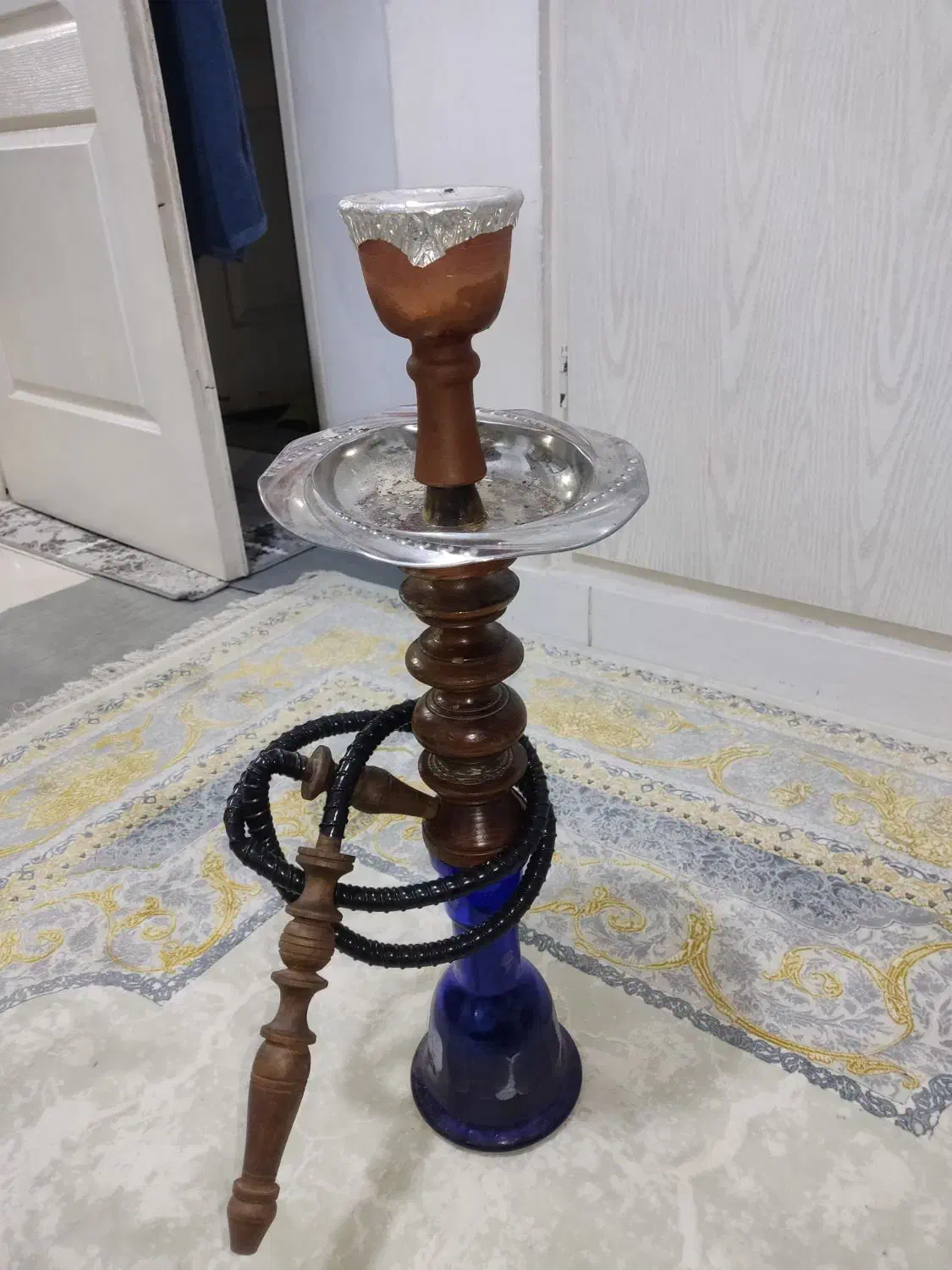 قلیان ۲۰ساله فقط دوسیب چوب سرخ|زیورآلات و اکسسوری|نسیم‌شهر, |دیوار