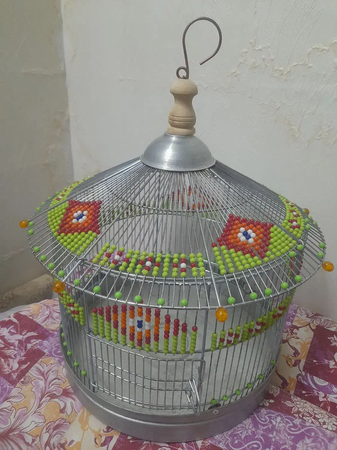 قفس طرقه قفس دست بافت سهره|لوازم جانبی حیوانات|فردیس, ثابتی|دیوار