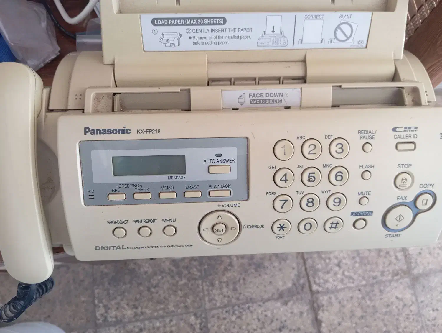 فکس و تلفن رومیزی پاناسونیک|پرینتر، اسکنر، کپی، فکس|ساوه, |دیوار