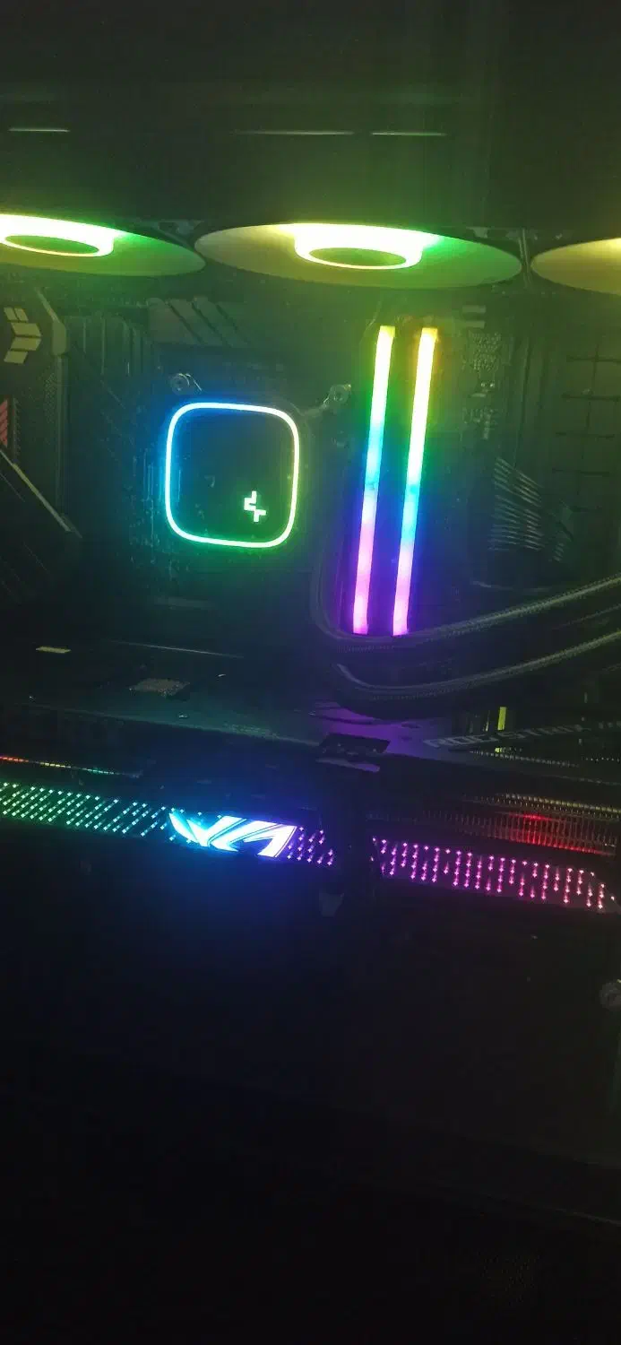 فروش سیستم کامل گیمینگ نسل چهارده با میز و صندلی|رایانه رومیزی|ساری, |دیوار