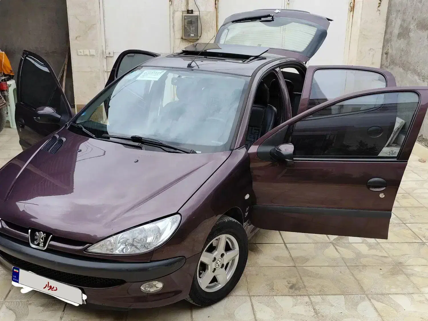 206 تیپ2 مدل 95|خودرو سواری و وانت|نیشابور, دارایی|دیوار