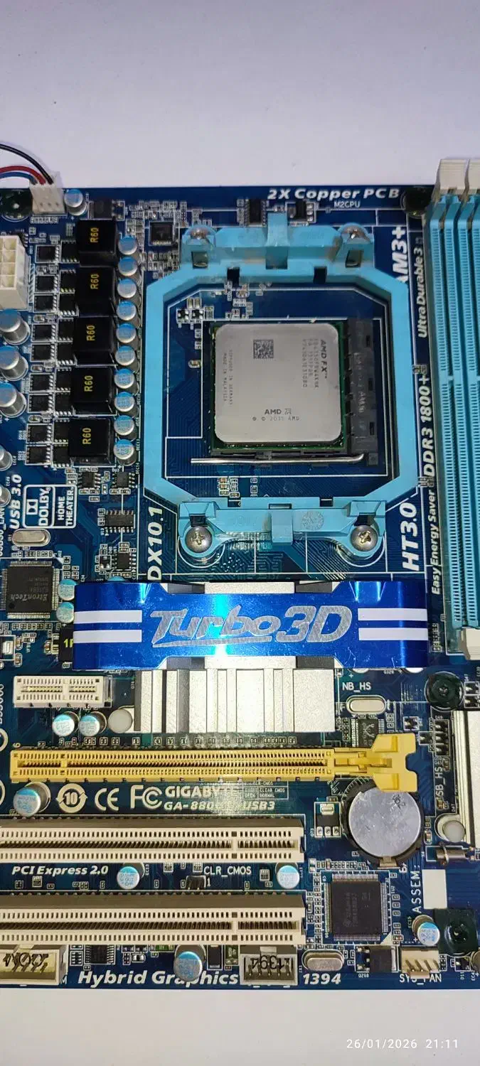 مادربرد GA-880gm -usb3|قطعات و لوازم جانبی رایانه|تهران, امام زاده عبدالله|دیوار