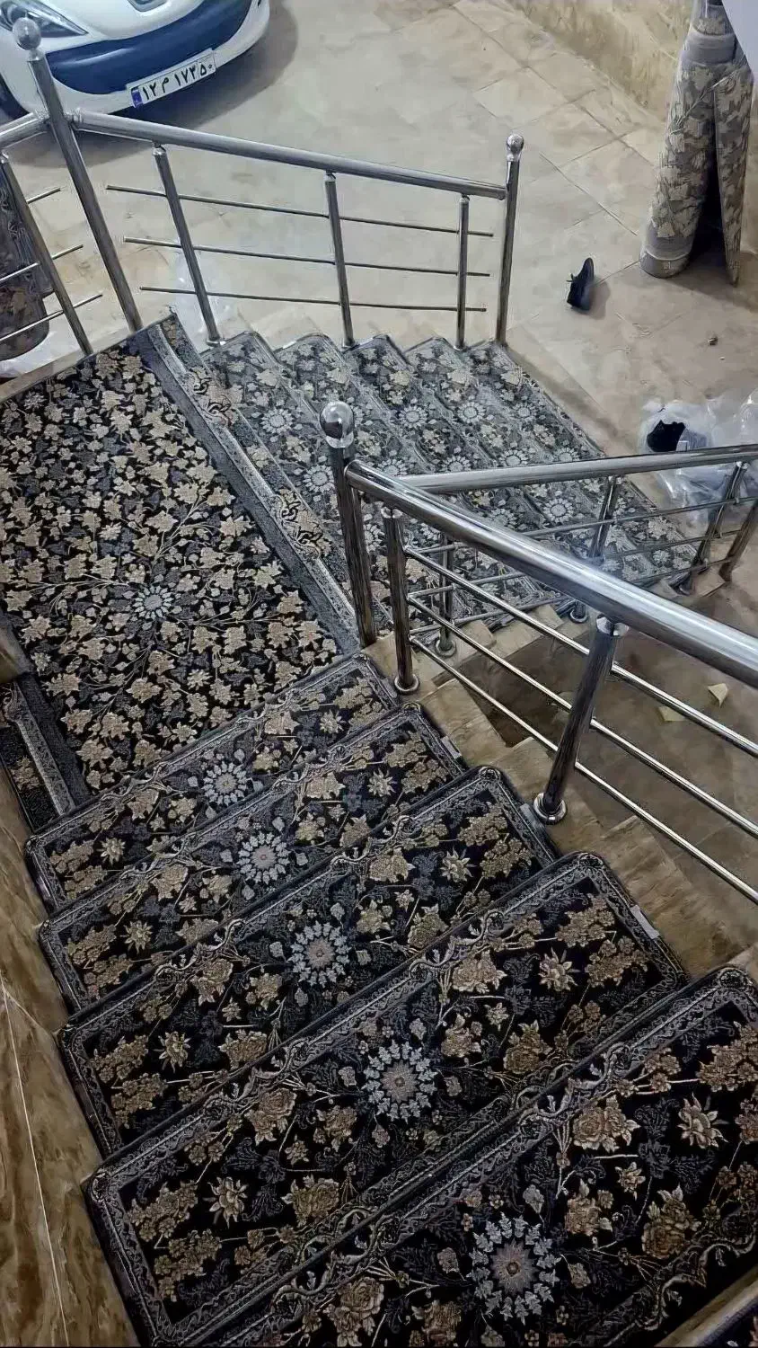 افشان دودی طلایی سایزبندی و روپله ای|فرش|قم, زند آباد|دیوار