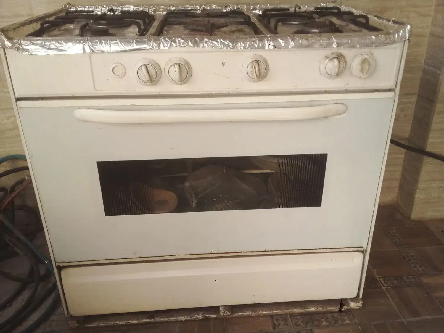 گاز۵شعله.طرح فر|اجاق گاز و لوازم برقی پختوپز|میبد, |دیوار