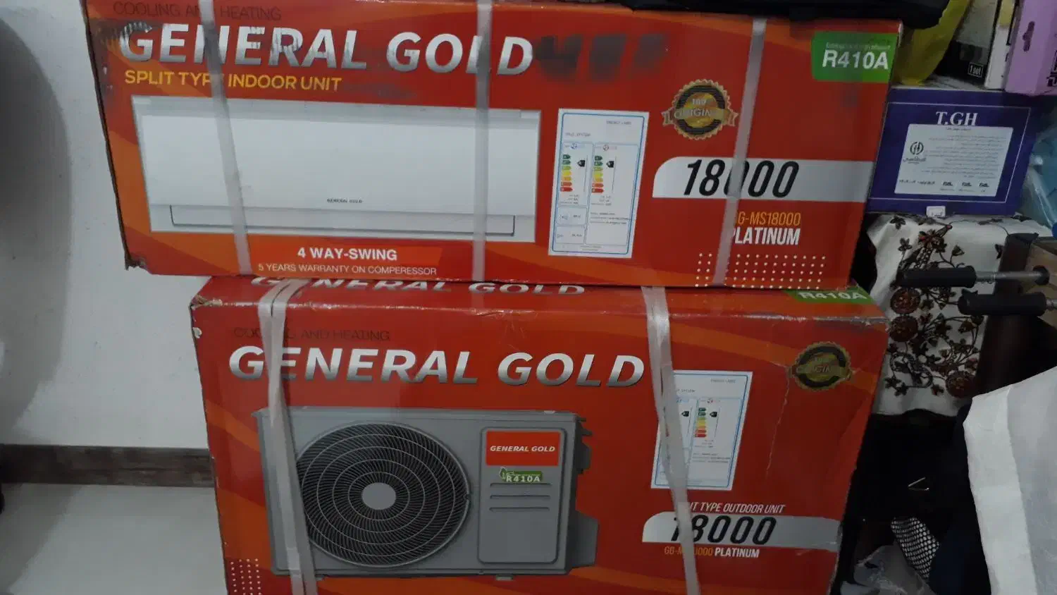 کولر گازی جنرال گلد|کولر گازی و فن‌کوئل|پاوه, |دیوار