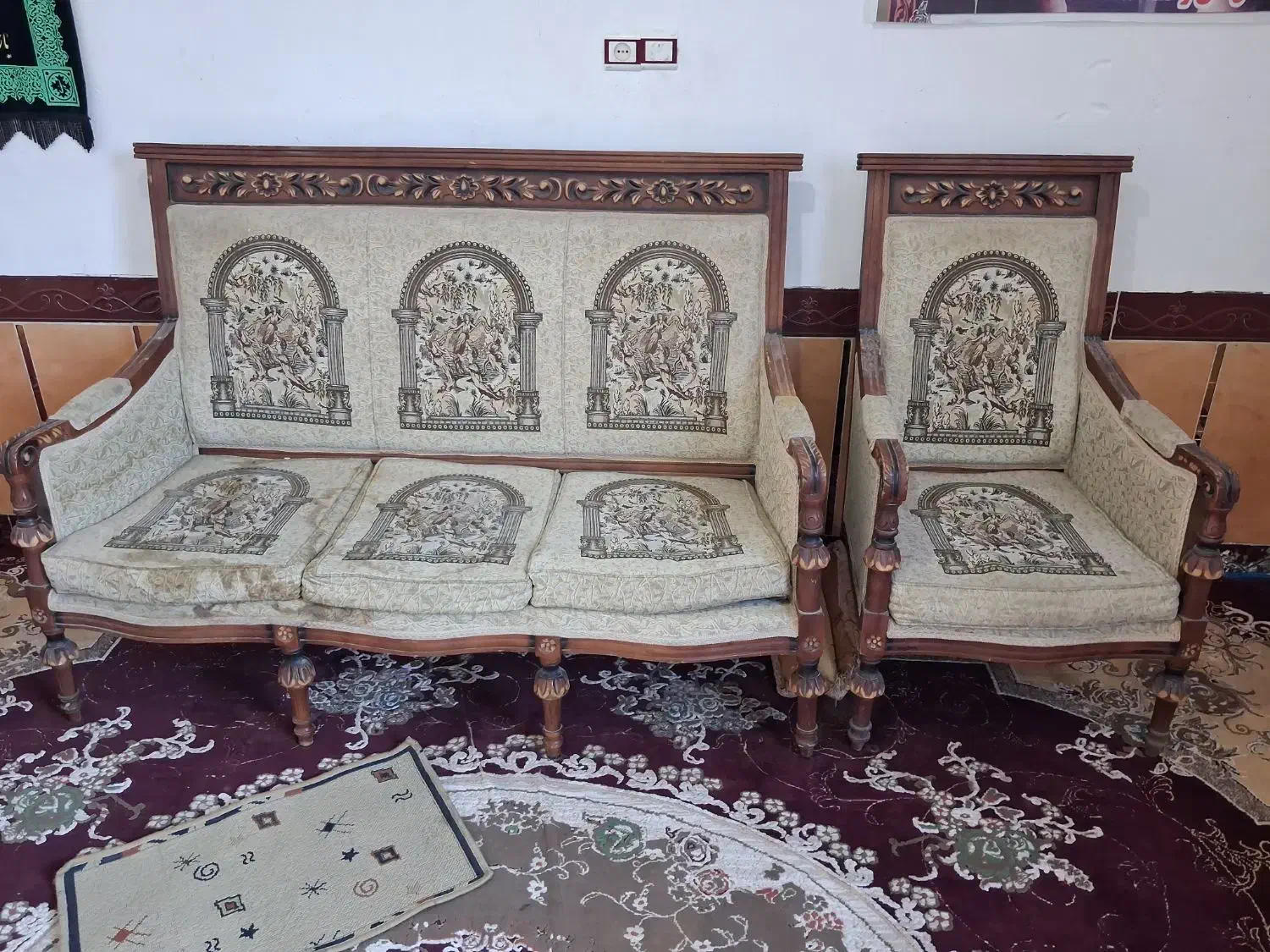 مبل|مبلمان خانگی و میز عسلی|شادگان, |دیوار