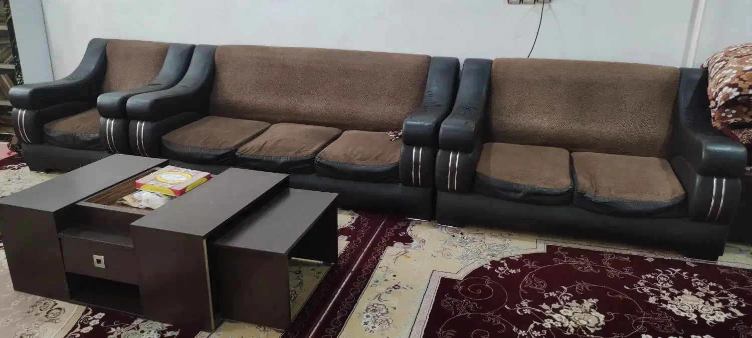 مبل 7نفره مناسب باغ|مبلمان خانگی و میز عسلی|دزفول, |دیوار