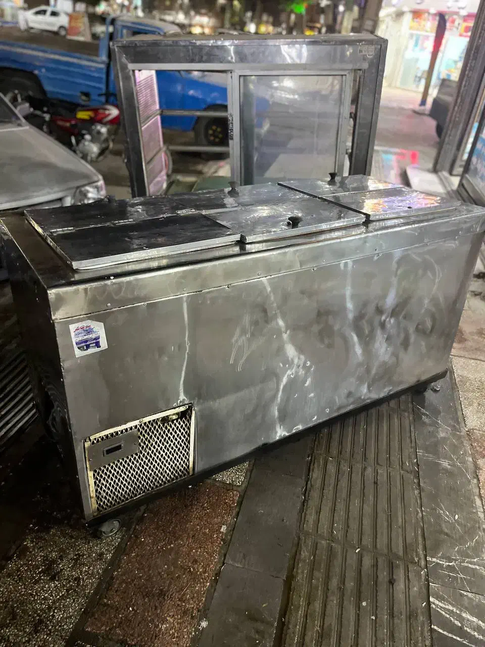 فریزر بستنی تمام استیل ۶درب صندوقی|فروشگاه و مغازه|چهاردانگه (تهران), |دیوار