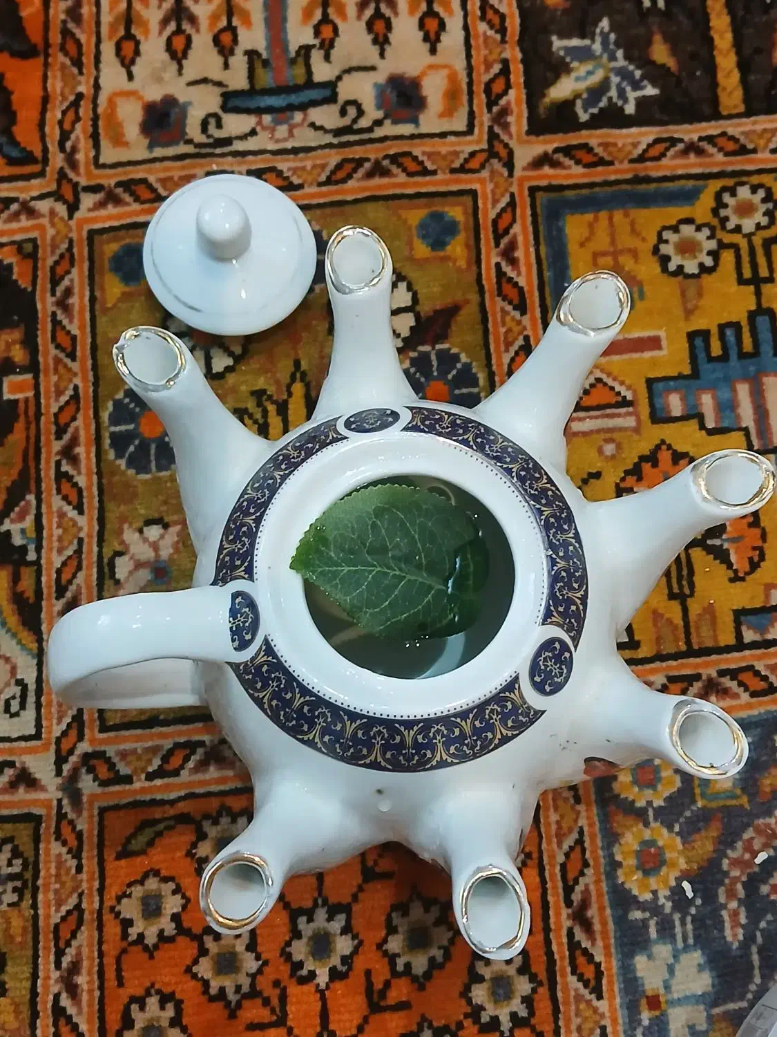 قوری هفت دهنه قدیمی  بسیار زیبا|کلکسیون اشیاء عتیقه|تهران, آرژانتین|دیوار