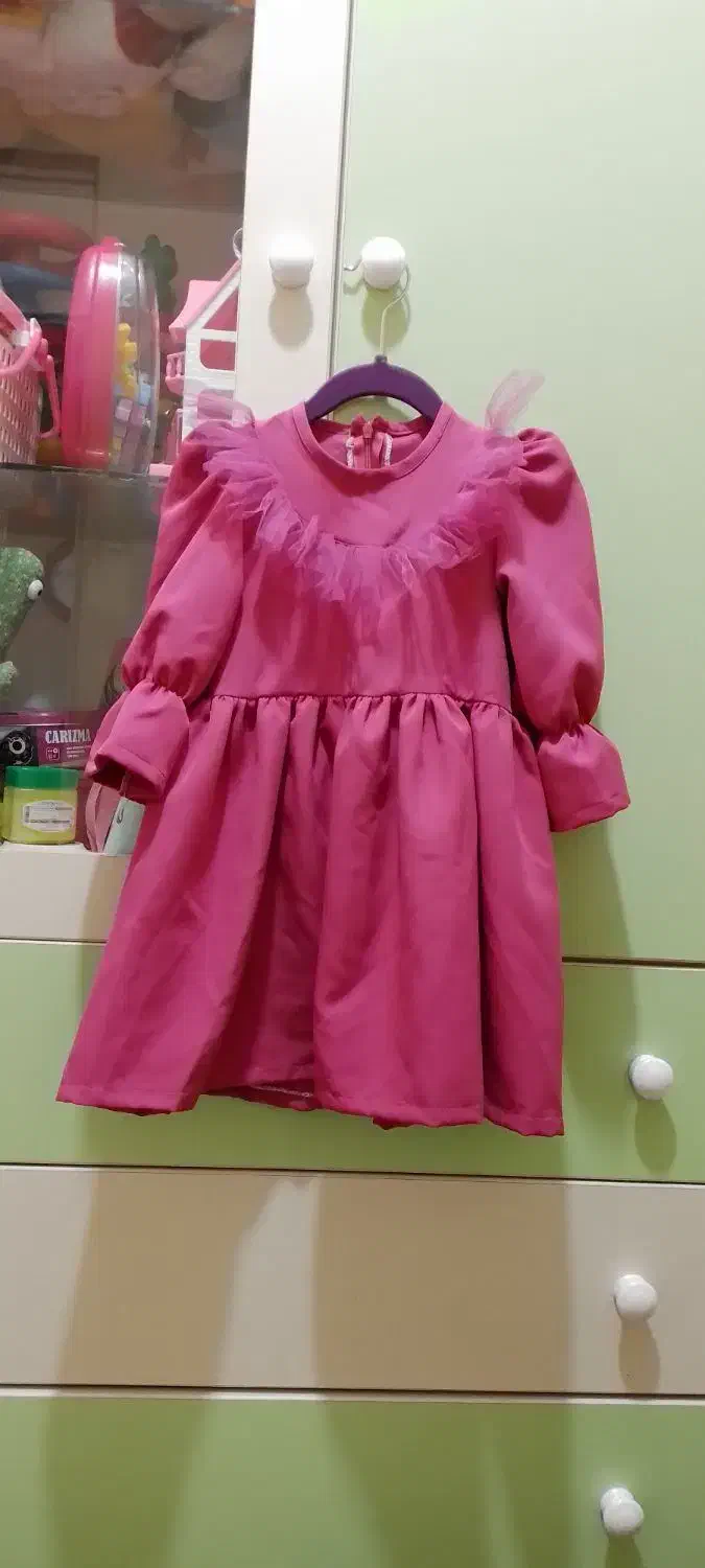 پیراهن دخترانه|کفش و لباس بچه|سنگر, |دیوار