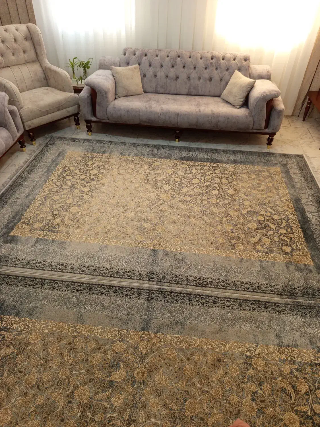 دوعدد فرش ۶متری طلاکوب|فرش|کرج, خرمدشت|دیوار