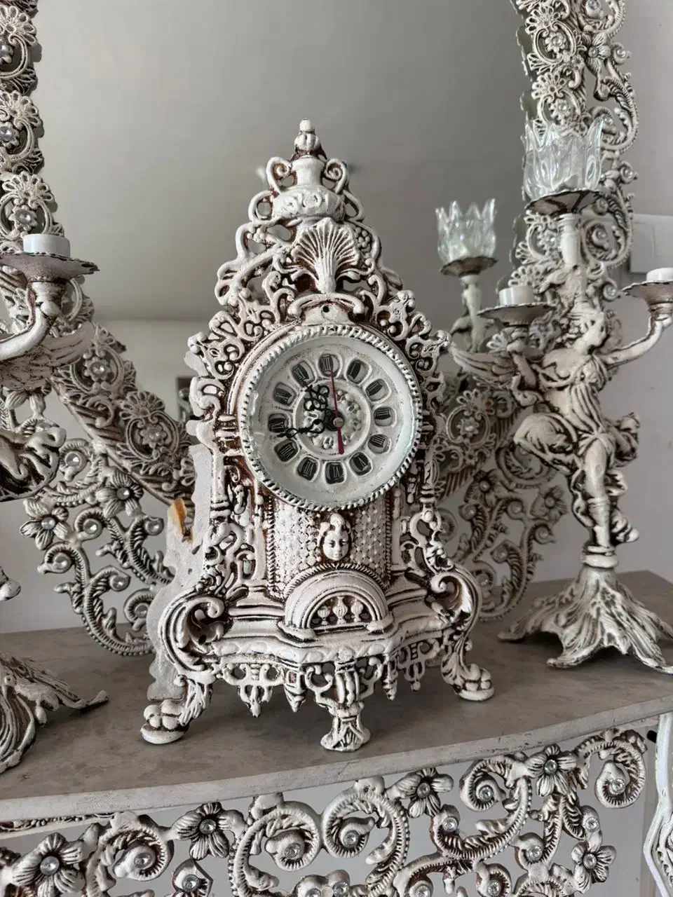 آینه و شمعدان|صنایع دستی و سایر لوازم تزئینی|شاهینشهر, شهرک ردانی پور|دیوار