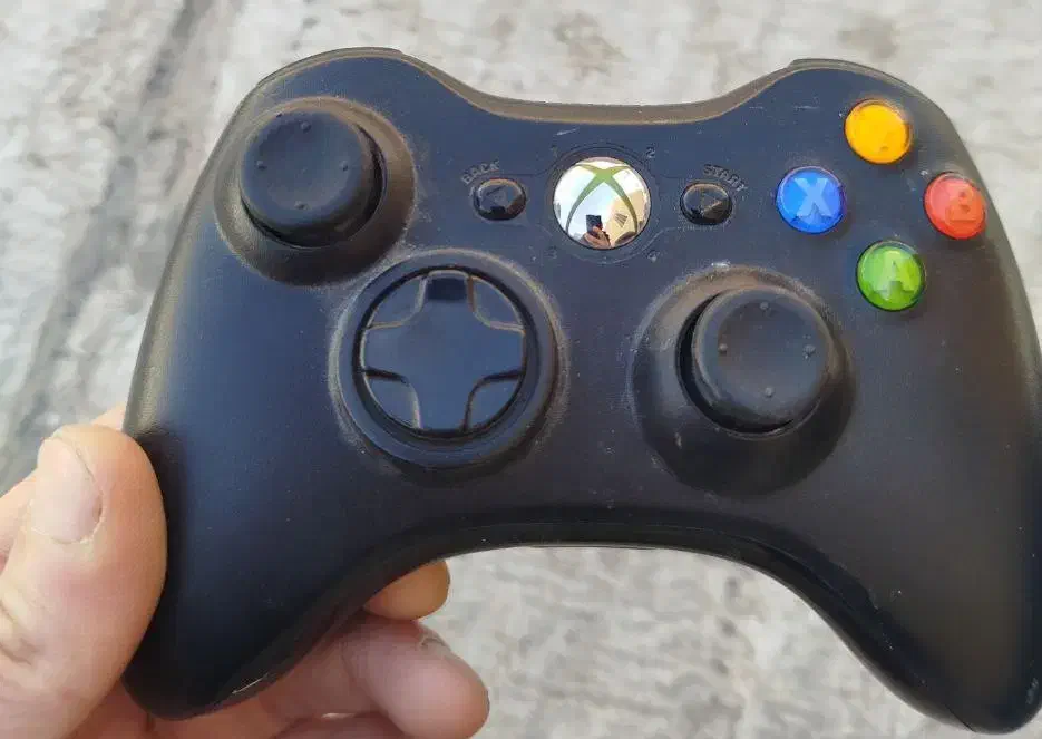 دسته بازی X 360 مایکروسافت بی سیمی|کنسول، بازی ویدئویی و آنلاین|تهران, باغ فیض|دیوار