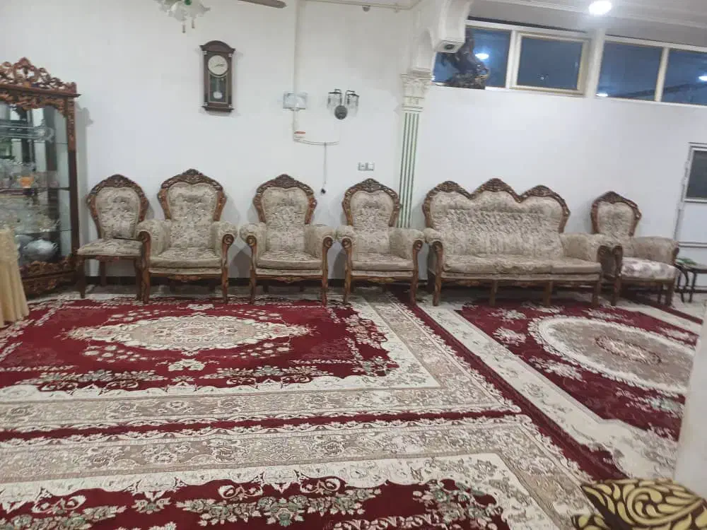 مبل سلطنتی ۶ نفره|مبلمان خانگی و میز عسلی|ایذه, |دیوار