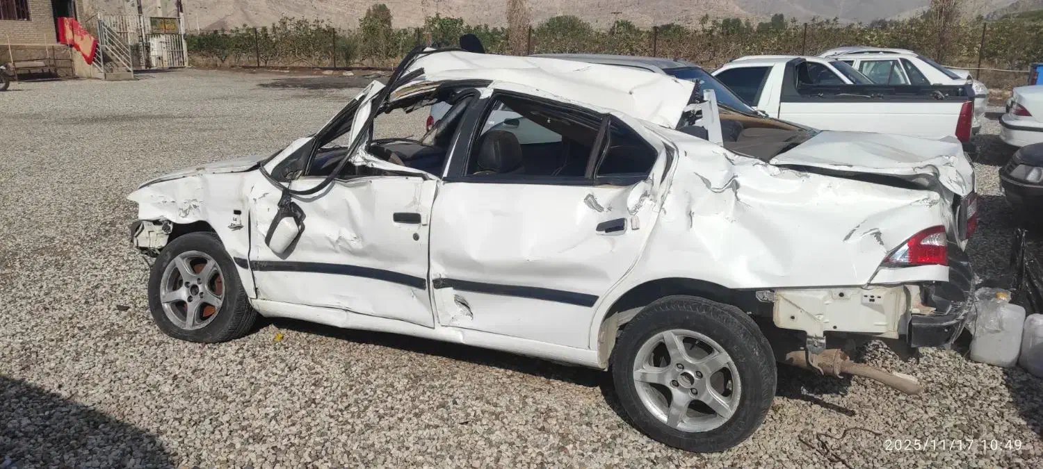 فروش سمند تصادفی|خودرو سواری و وانت|سوری, |دیوار