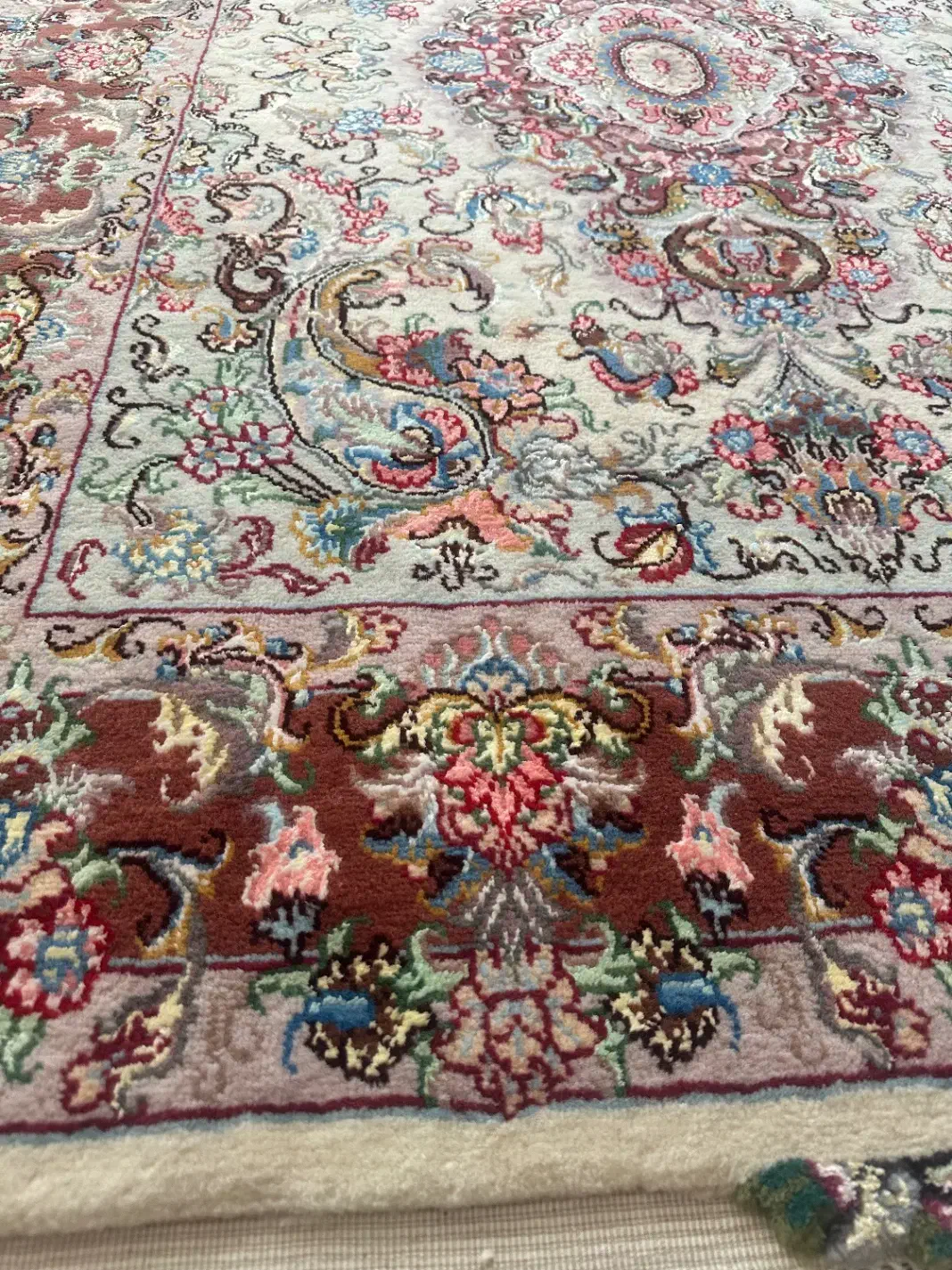 جفت قالیچه ی خطیبی|فرش|تبریز, |دیوار