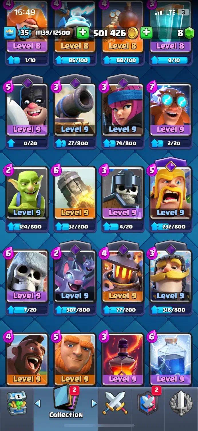 اکانت کلش رویال|کنسول، بازی ویدئویی و آنلاین|پردیس, فاز ۱|دیوار