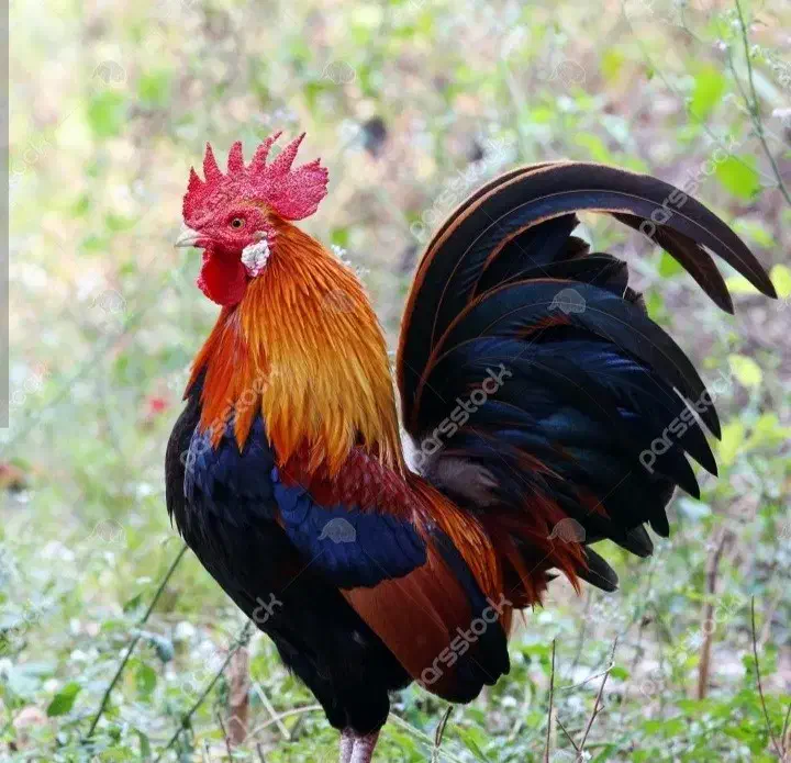 خروس محلی ۲ساله|حیوانات مزرعه|دلیجان, |دیوار