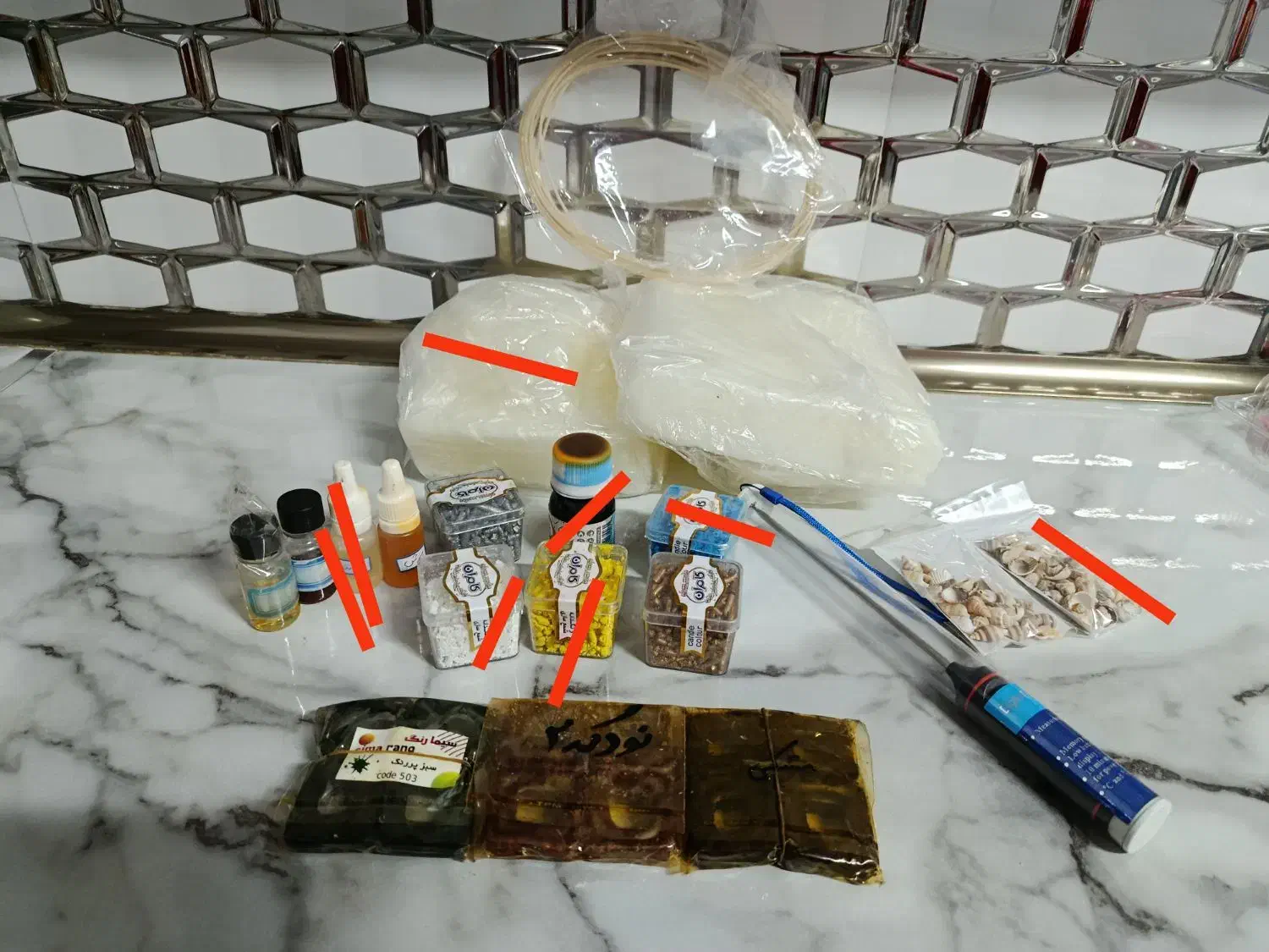 لوازم شمع سازی و قالب سازی وسنگ مصنوعی|صنایع دستی و سایر لوازم تزئینی|مشهد, مصلی (کارمندان اول)|دیوار