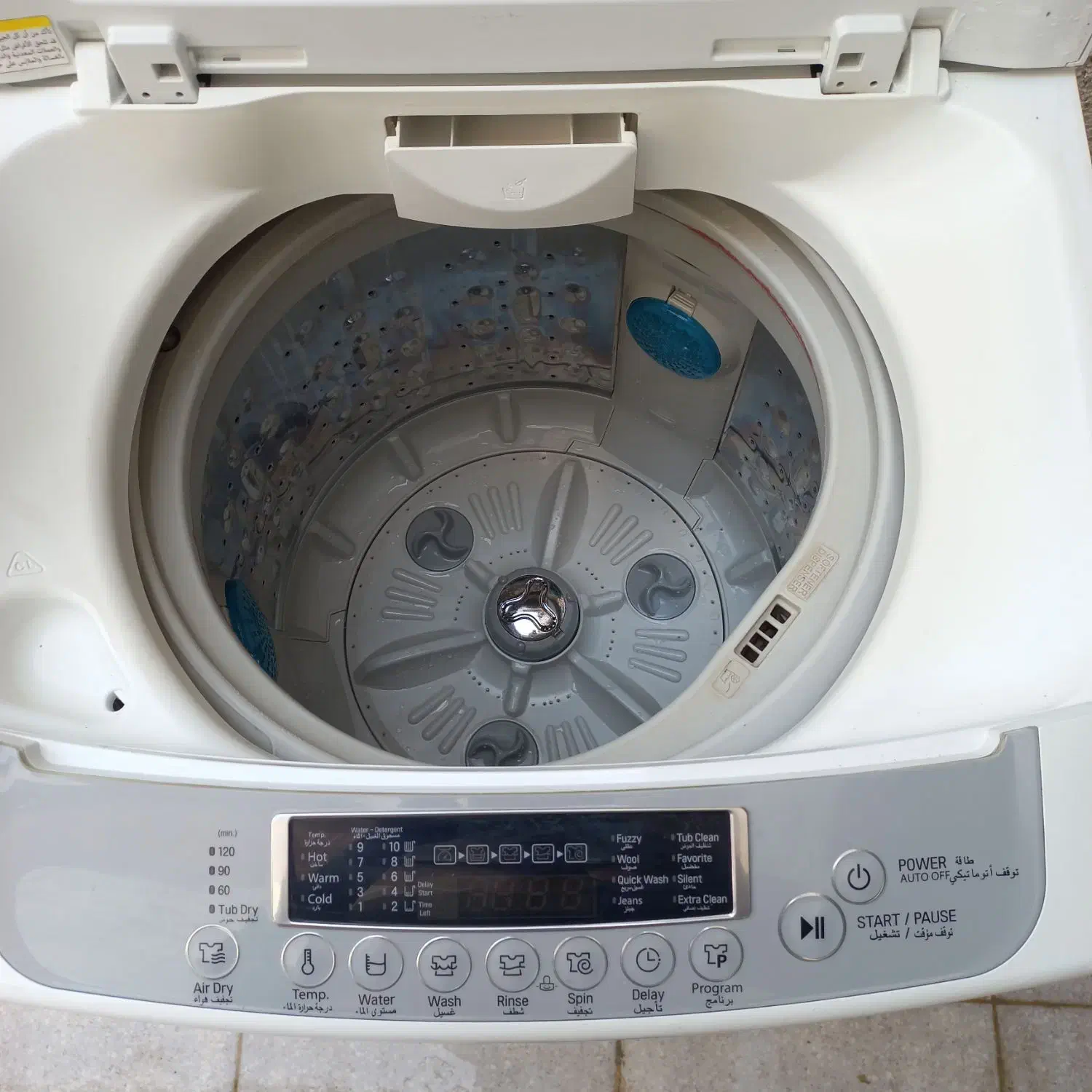 ماشین لباسشویی ال جی درب از بالا 10 کیلویی|ماشین لباسشویی و خشک‌کن لباس|بندر ماهشهر, |دیوار
