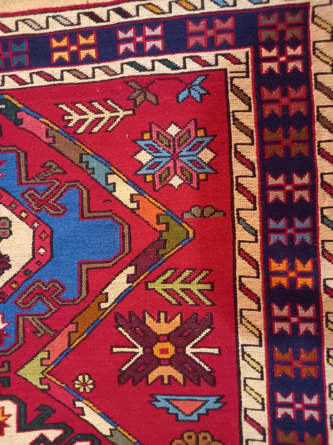 گلیم فرش دستباف|گلیم، جاجیم، گبه|رشت, کوی قدس|دیوار