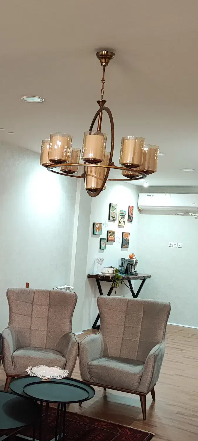 لوستر ۸ شعله لوکس|لوستر و چراغ آویز|بندر ماهشهر, |دیوار