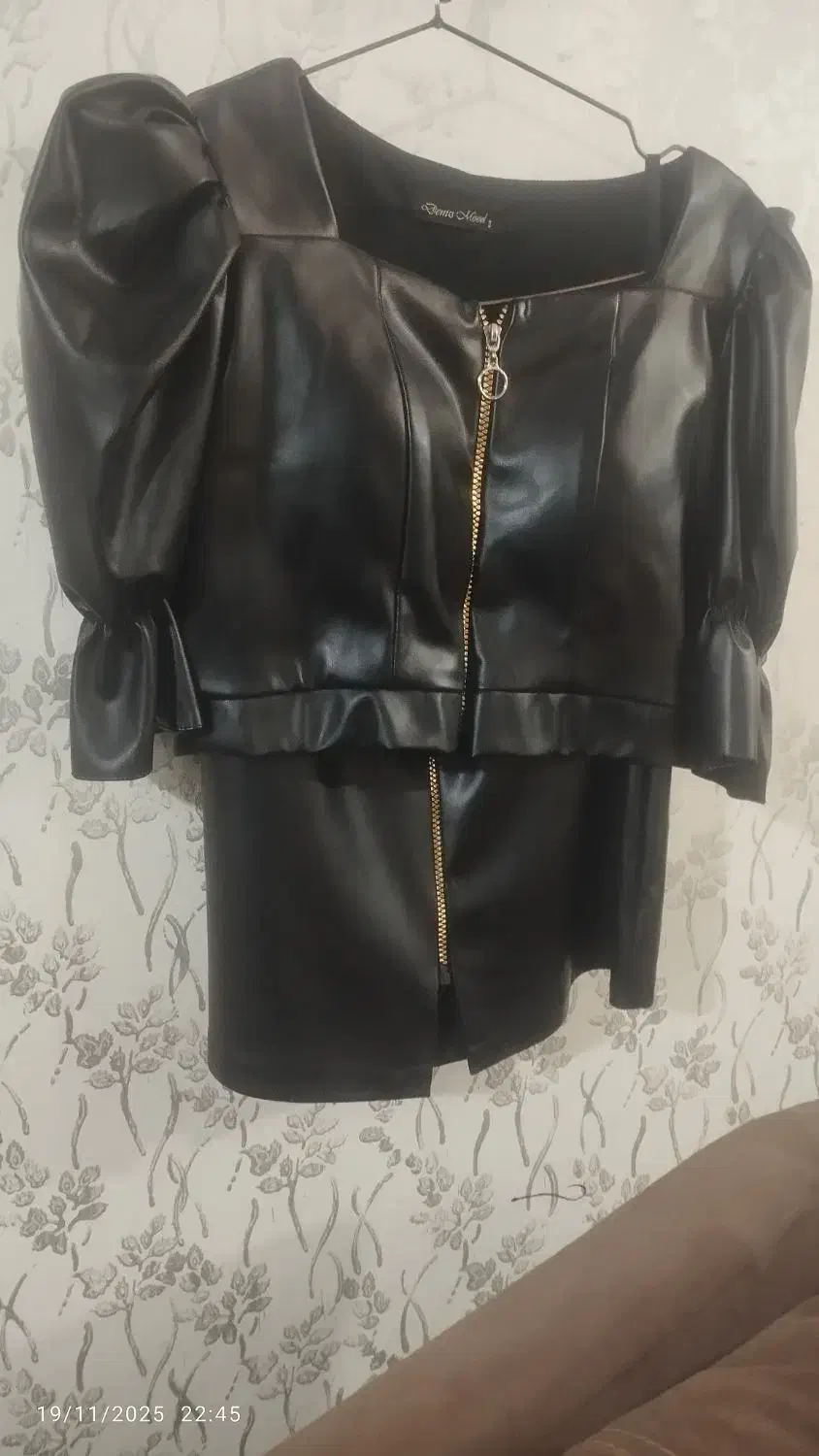 کت و دامن چرم دخترانه مجلسی|لباس|رامهرمز, |دیوار