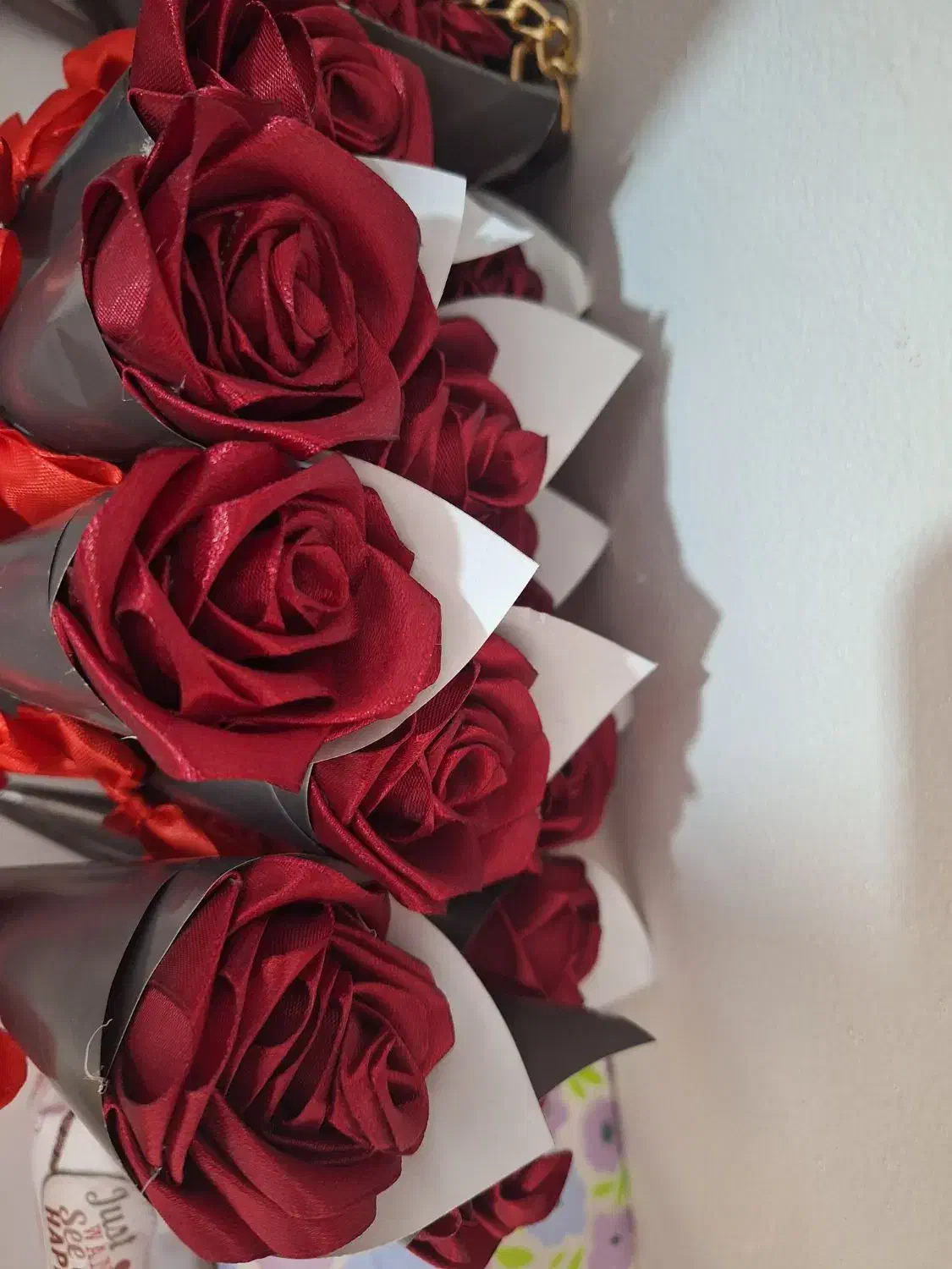 گل رز روبانی|گل مصنوعی|مشهد, خواجه ربیع|دیوار