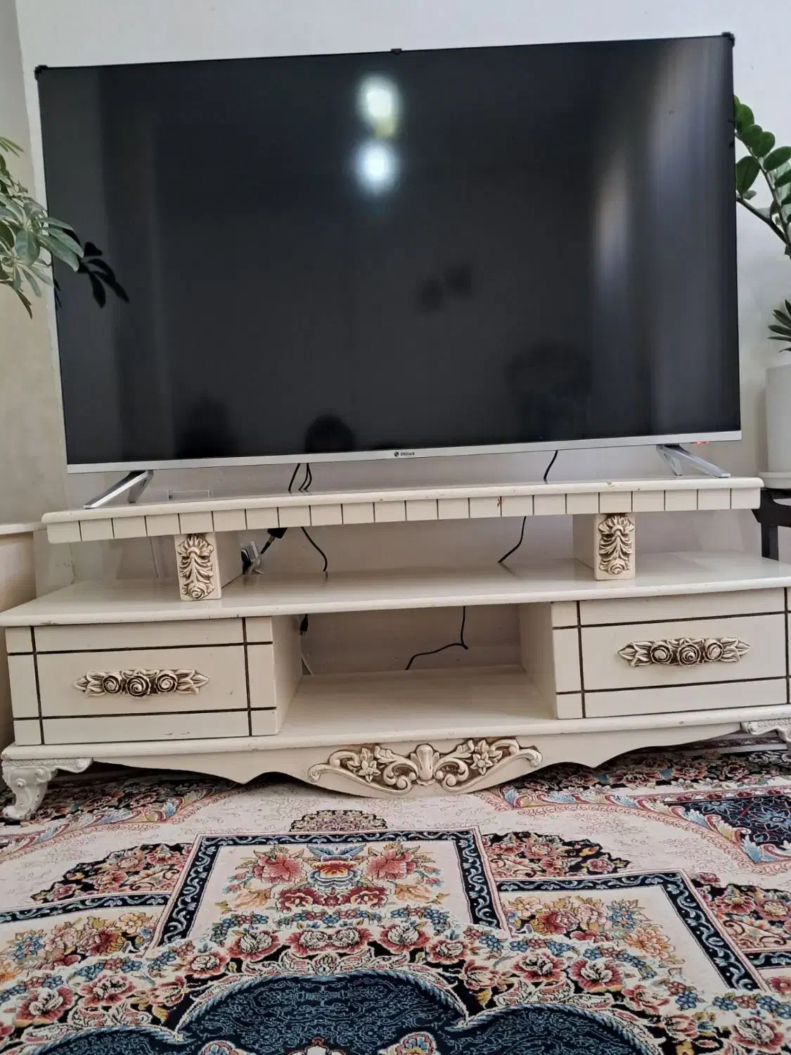 ست میز تلویزیون و بوفه کلاسیگ|بوفه، ویترین، کنسول|آشخانه, |دیوار