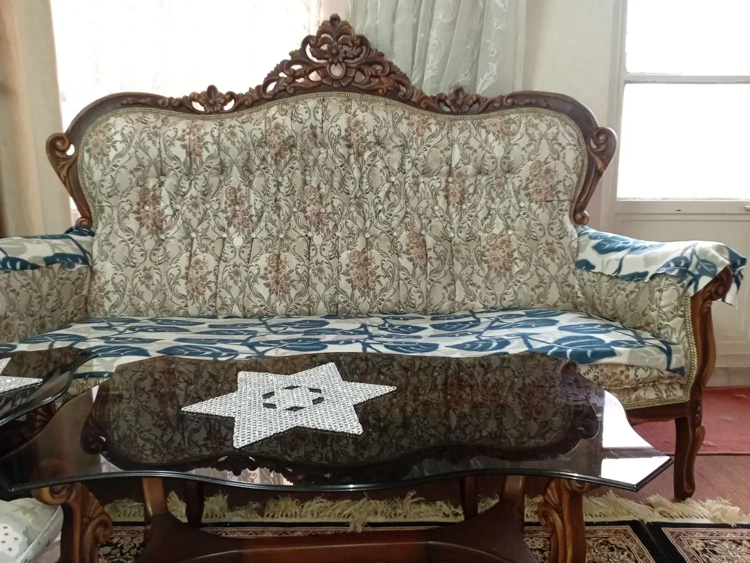 مبل استیل ۷ نفره|مبلمان خانگی و میز عسلی|قم, عمار یاسر|دیوار