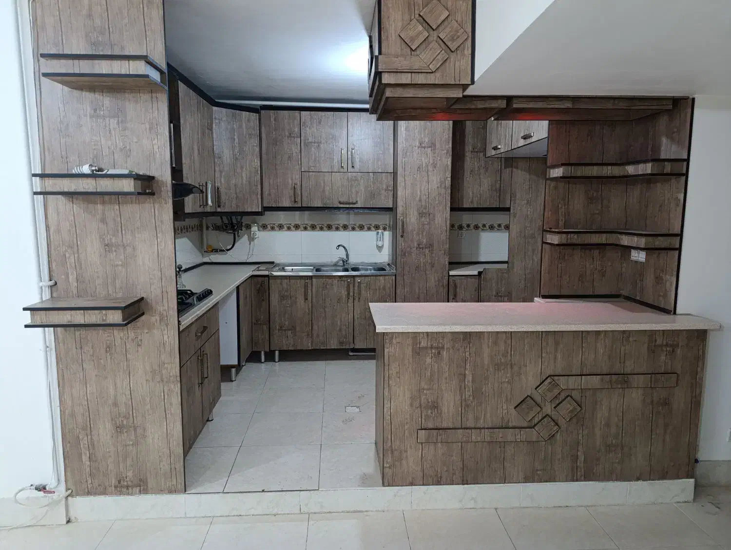 کابینت|کتابخانه، شلف، قفسههای دیواری|ساوه, |دیوار