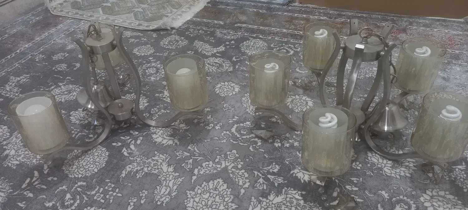 لوستر سه شاخه و ۵ شاخه|لوستر و چراغ آویز|بندر کنگان, |دیوار