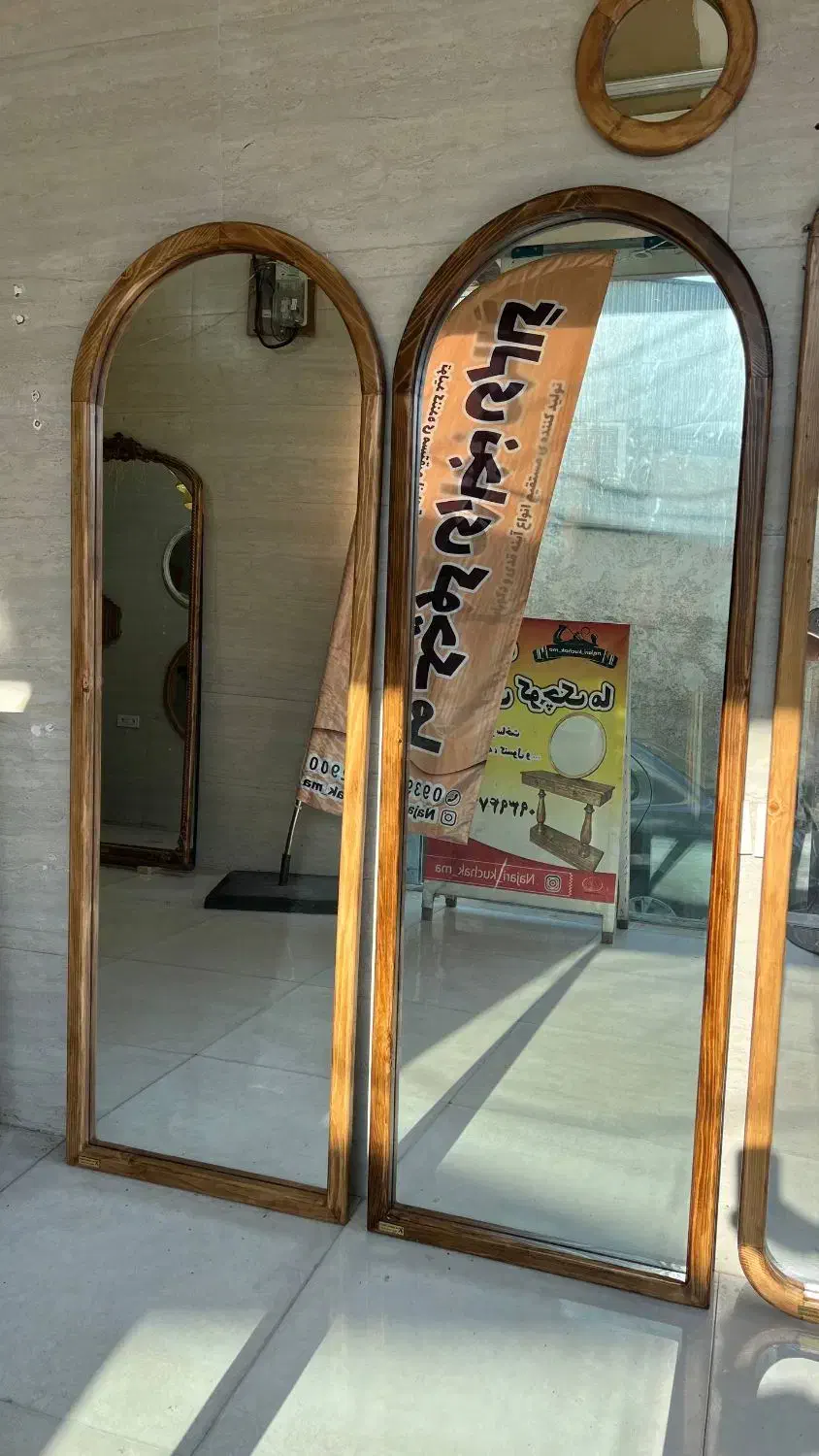 آینه قدی خوش قیمت چوبی سایز ۵۶×۱۷۰|آینه|رشت, پیرکلاچای|دیوار