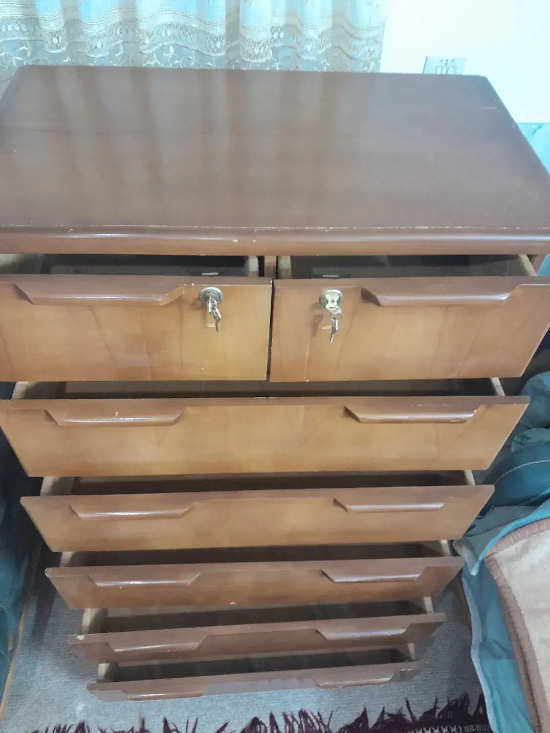 دراور چوبی 7 کشو|جاکفشی، کمد، دراور|زاهدان, |دیوار