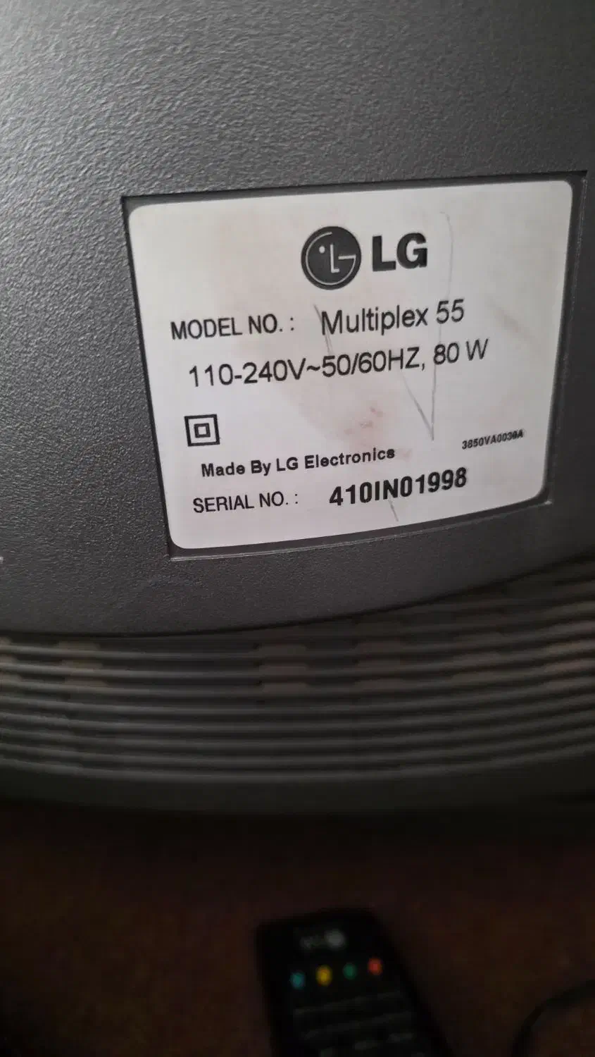 تلویزیون ال جی + دی وی دی + دستگاه ویدئو|تلویزیون و پروژکتور|شوش, |دیوار