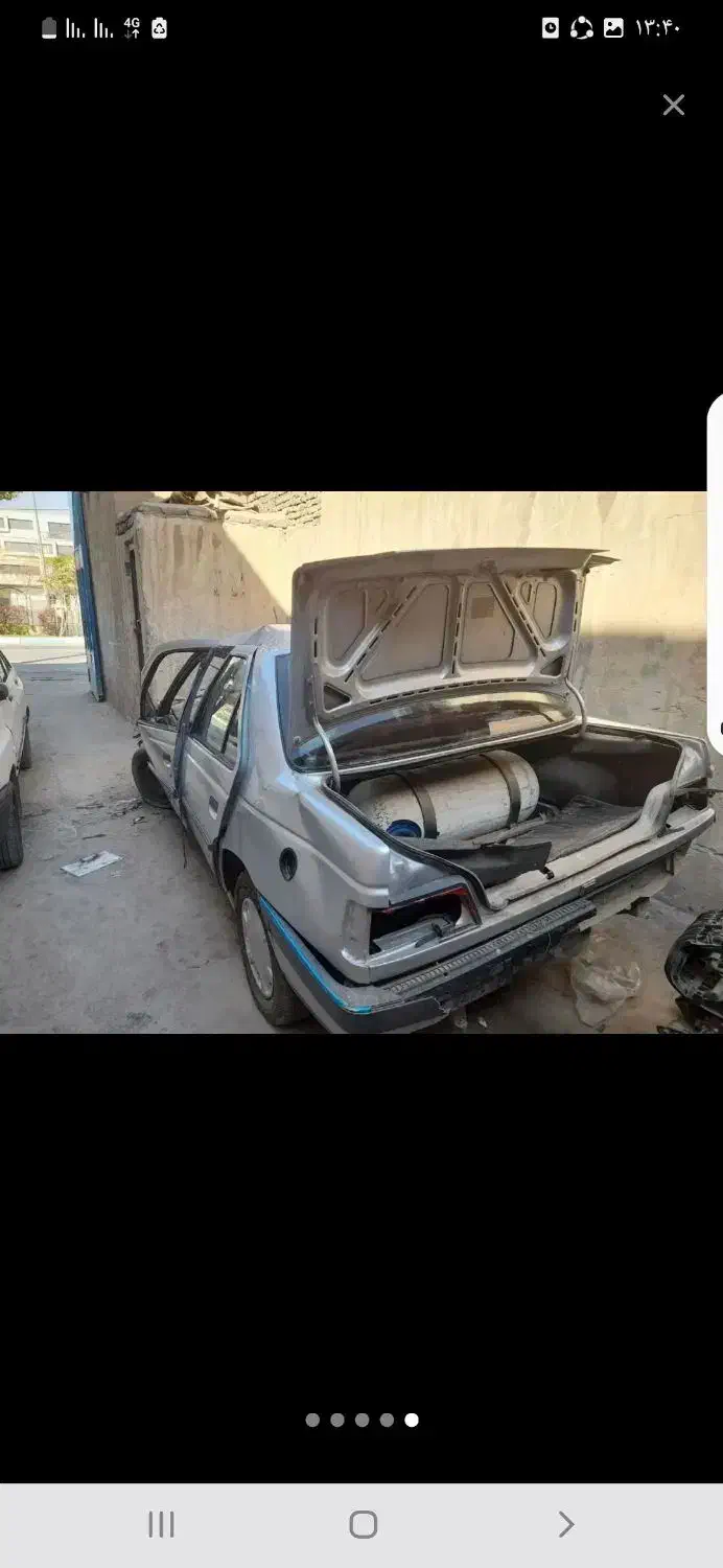 پژو ۴۰۵ ۹۰ تصادفی|خودرو سواری و وانت|فولادشهر, مسکن مهر فولادشهر|دیوار