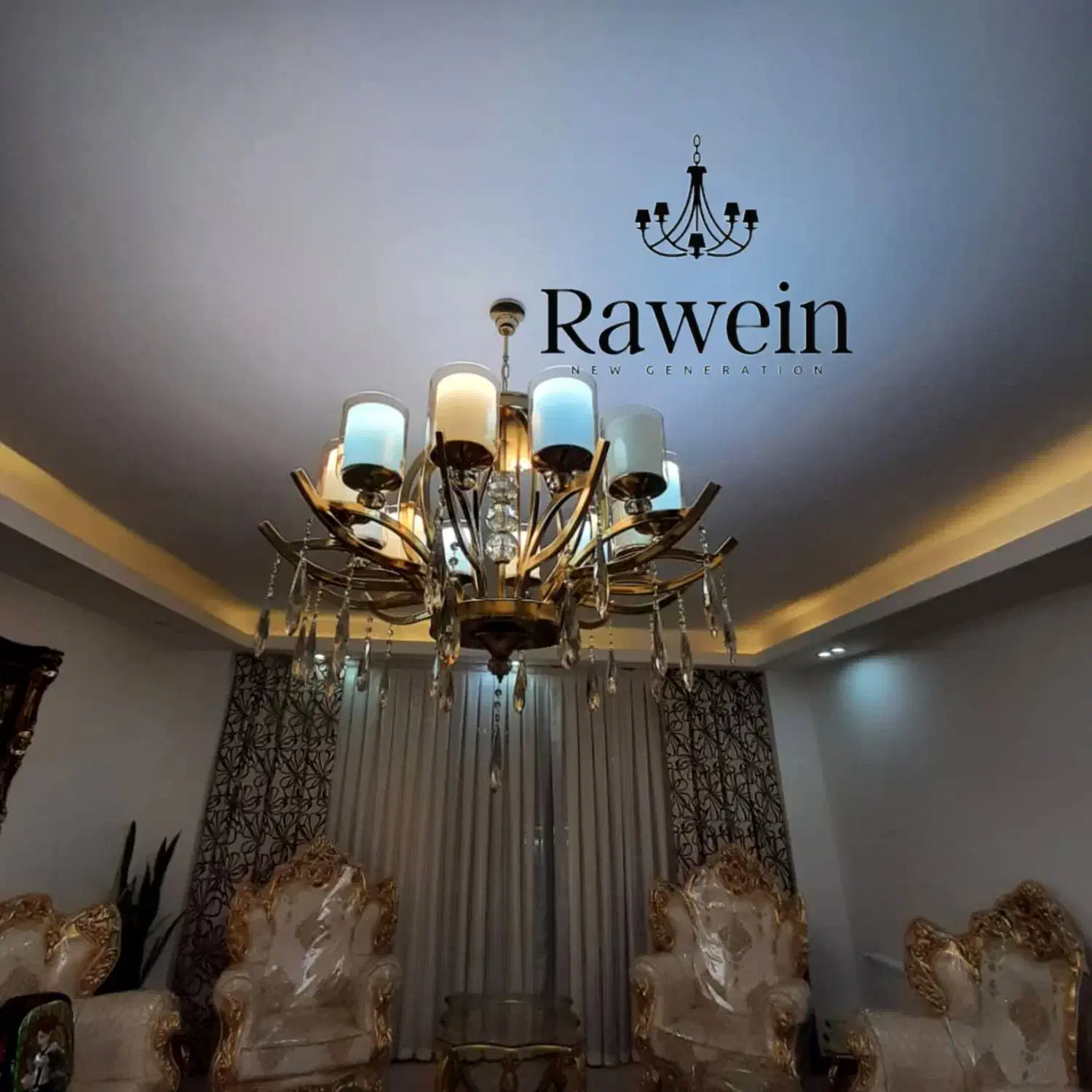 لوستر چشمی خاص پسند/ اقساطی+گارانتی ۱۵ ساله|لوستر و چراغ آویز|اندیشه, اندیشه فاز ۴|دیوار