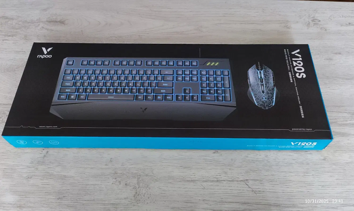 کیبورد و موس گیمینگ رپو v120s|قطعات و لوازم جانبی رایانه|تهران, سازمان برنامه شمالی|دیوار