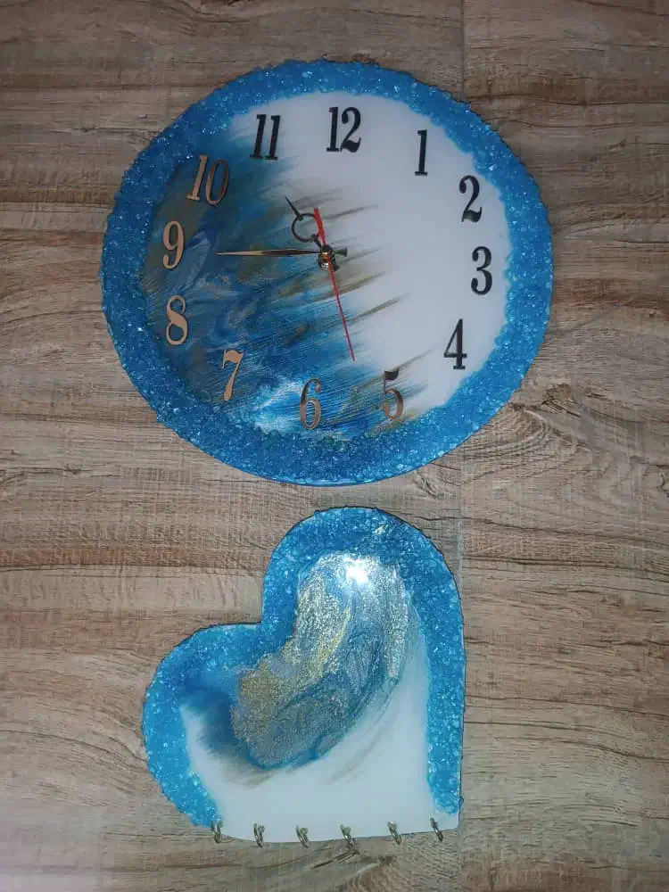 انواع وسایل دکوری رزینی|ساعت دیواری و تزئینی|تبریز, |دیوار